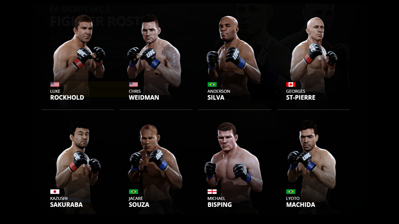 ea sports ufc 4 roster ea sports ufc 4 roster