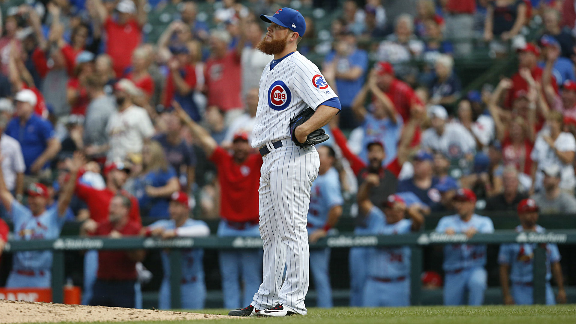 Craig Kimbrel, his fastball no longer intimidating, watches another Cubs lead fly away
