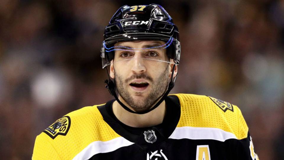 Hats off to Patrice Bergeron after threegoal effort in Bruins' home