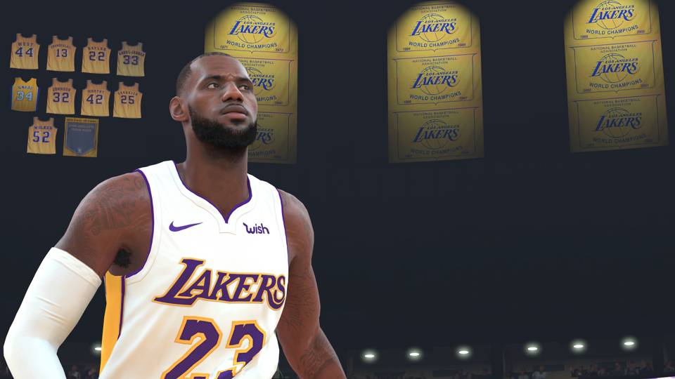 nba 2k18 shows lebron james only turns lakers into fringe playoff
