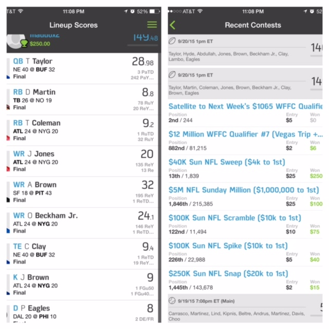 NFL Week 14: Our DFS Lineup for FanDuel Sunday Million