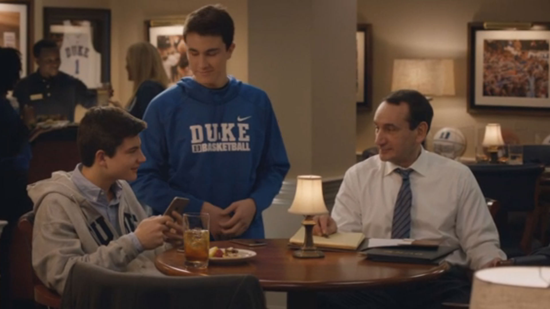 Coach K, grandsons text Justise Winslow in new ESPN commercial NCAA Basketball Sporting News