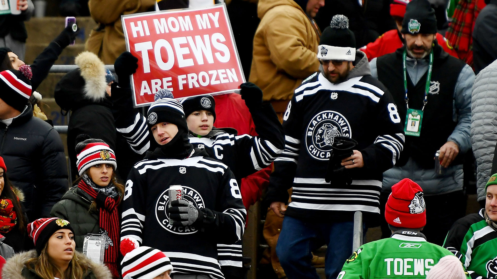Blackhawks fans prove commitment through another cold hard Winter Classic defeat