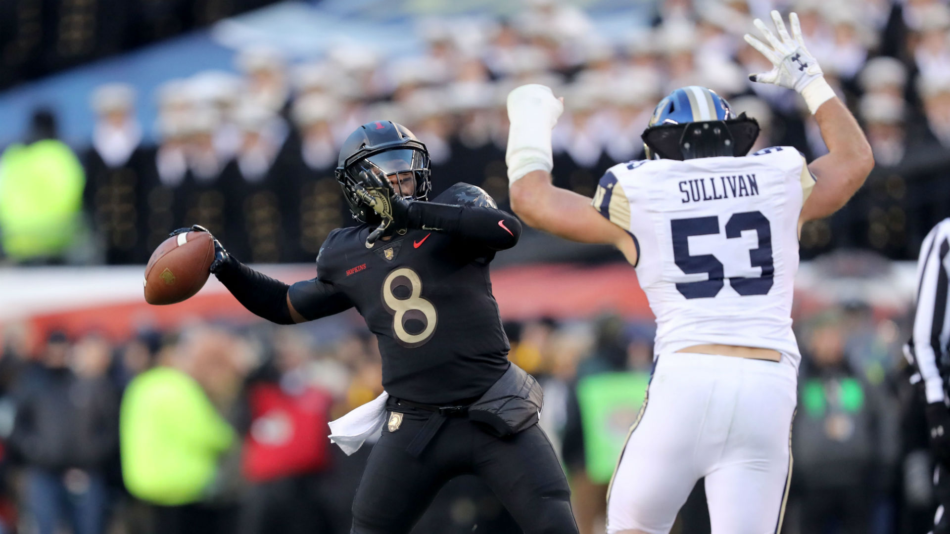 betting line on army navy football game