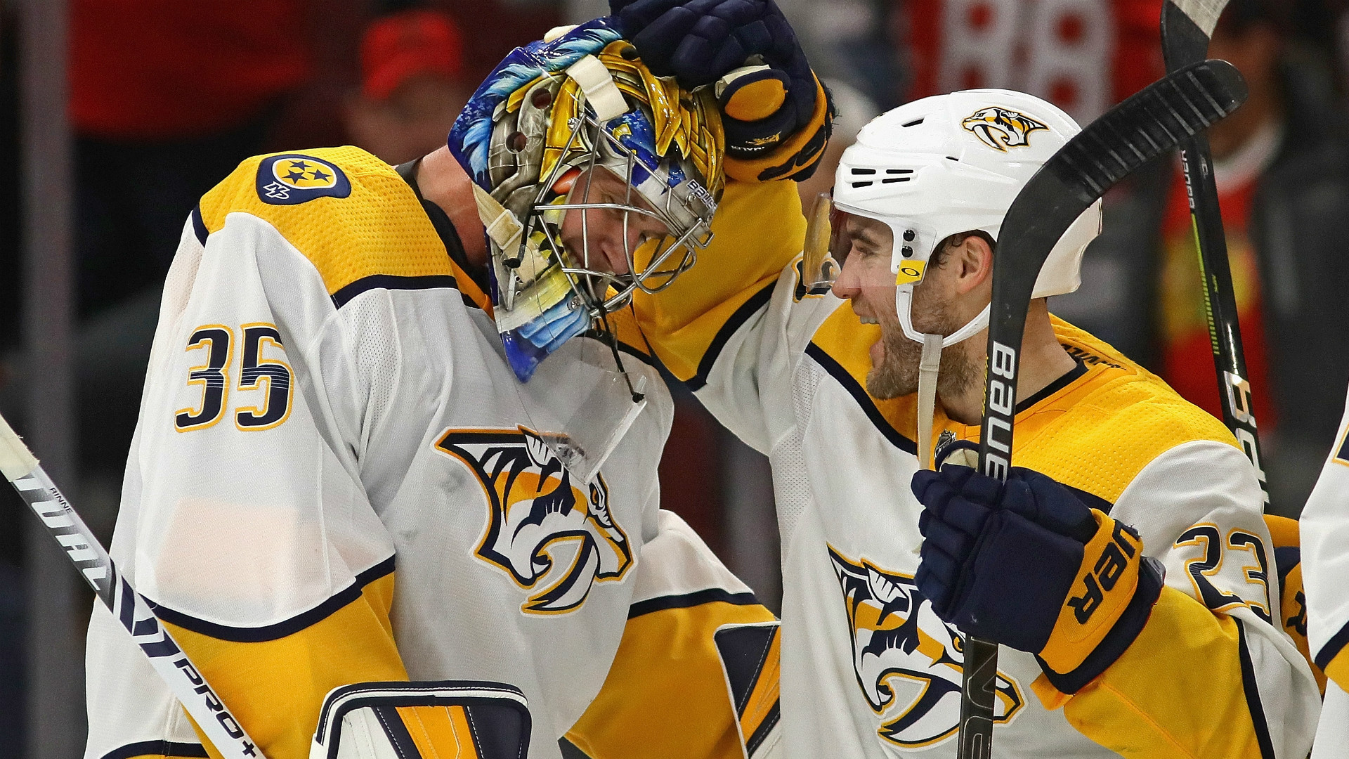 NHL: Pekka Rinne trouve le chemin du but NHL: Pekka Rinne trouve le chemin du but