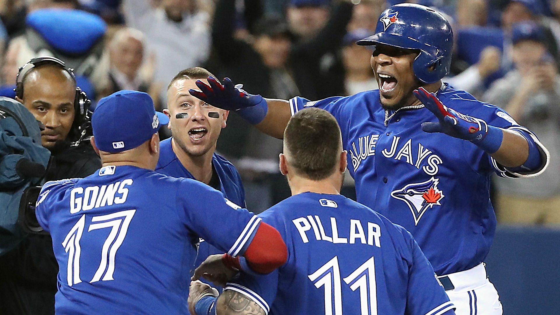 Image result for blue jays wild card 2016 win