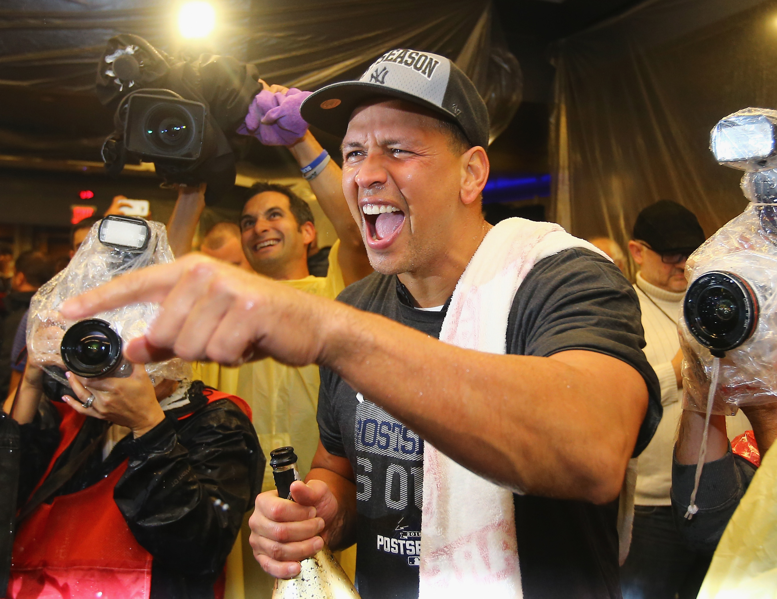 No one was happier than A-Rod after Yankees clinch wild-card berth