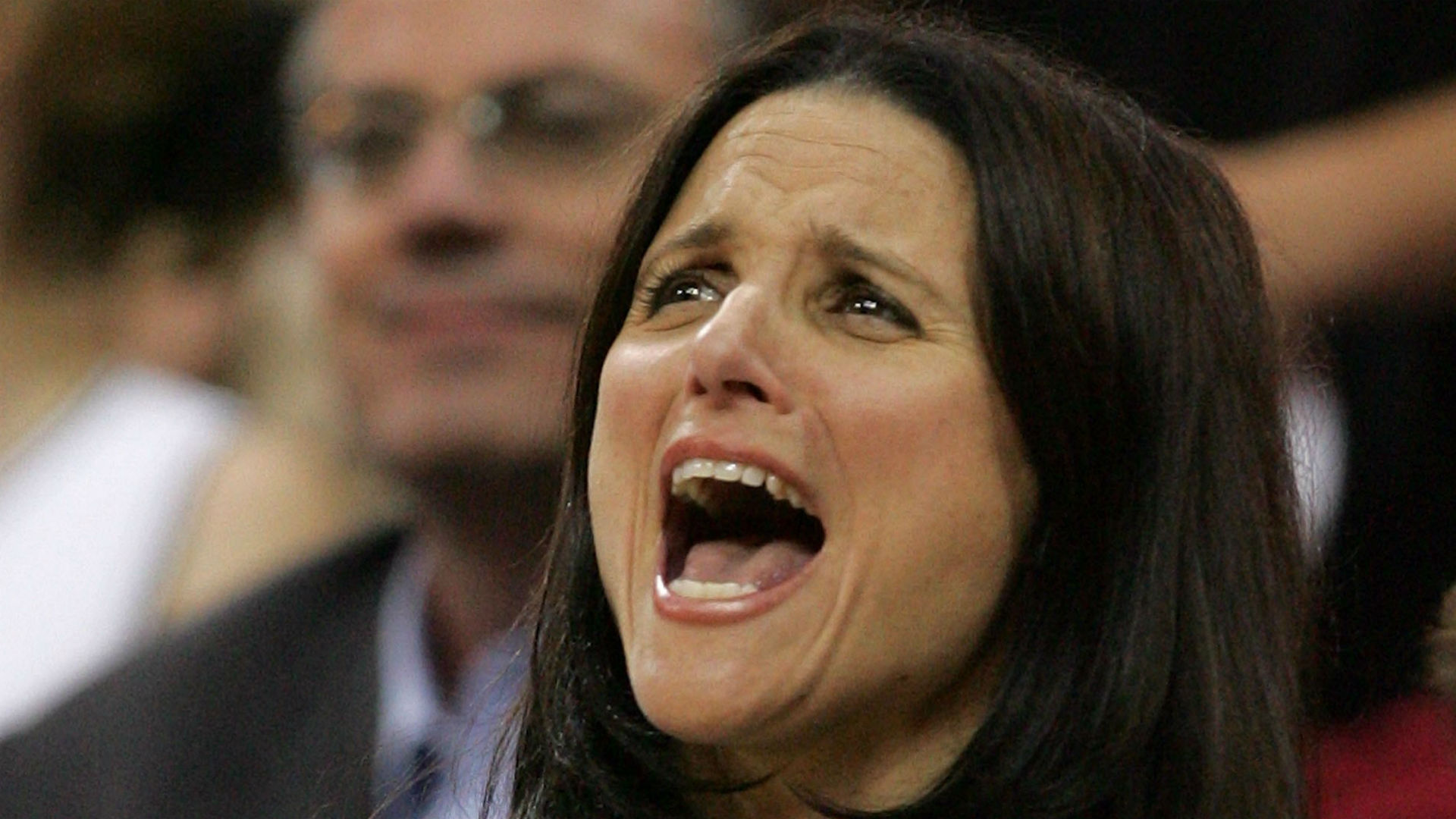 Julia Louis-Dreyfus is a total sports mom at son's game Julia Louis-Dreyfus is a total sports mom at son's game