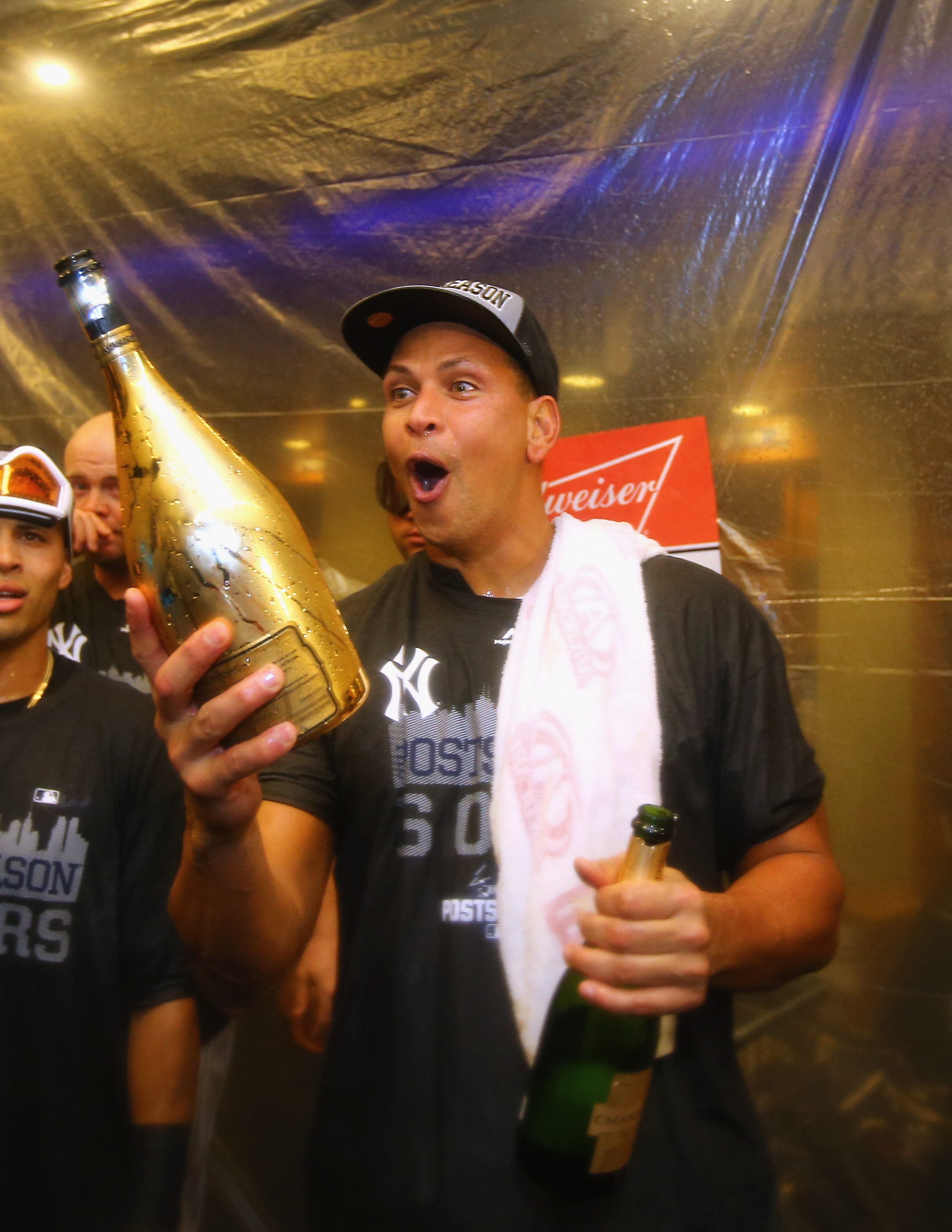 No one was happier than A-Rod after Yankees clinch wild-card berth