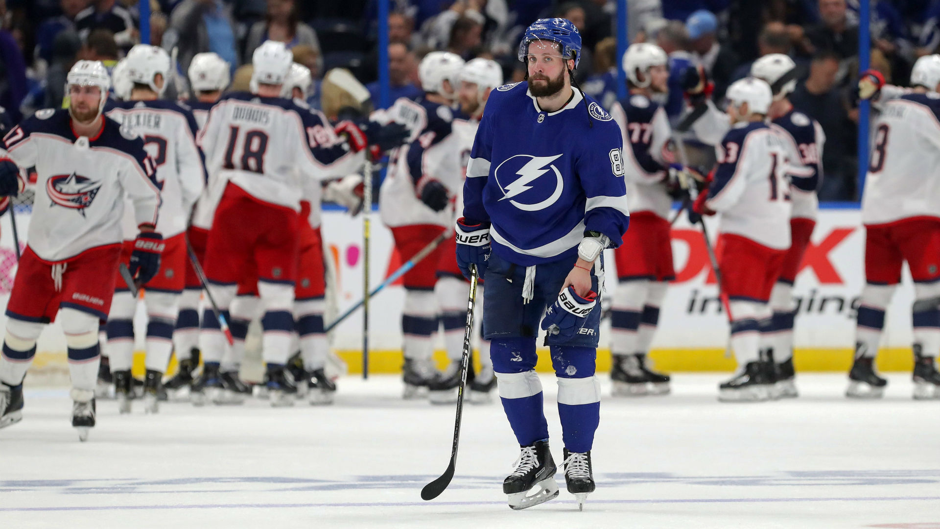 NHL playoffs 2019: Agitated Nikita Kucherov talks Game 3 suspension: 'It sucks'