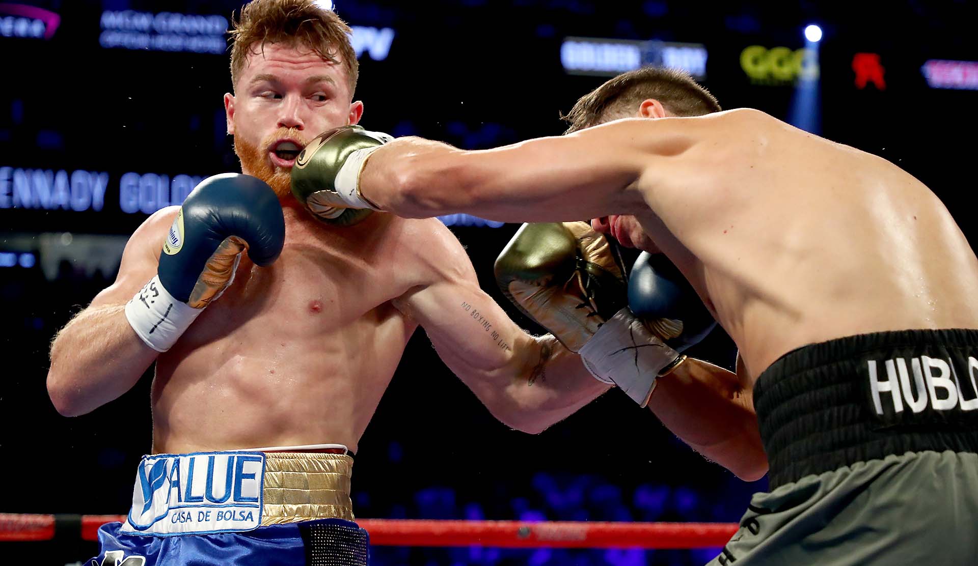 Canelo Alvarez Vs. Gennady Golovkin Fight Photos 