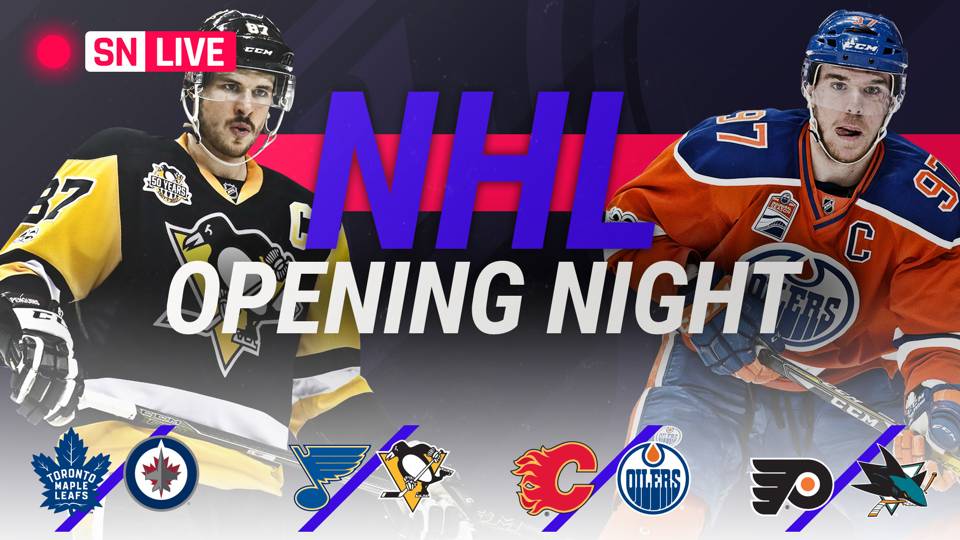 NHL opening night Hat tricks, Patrick Marleau and Penguins' OT blues