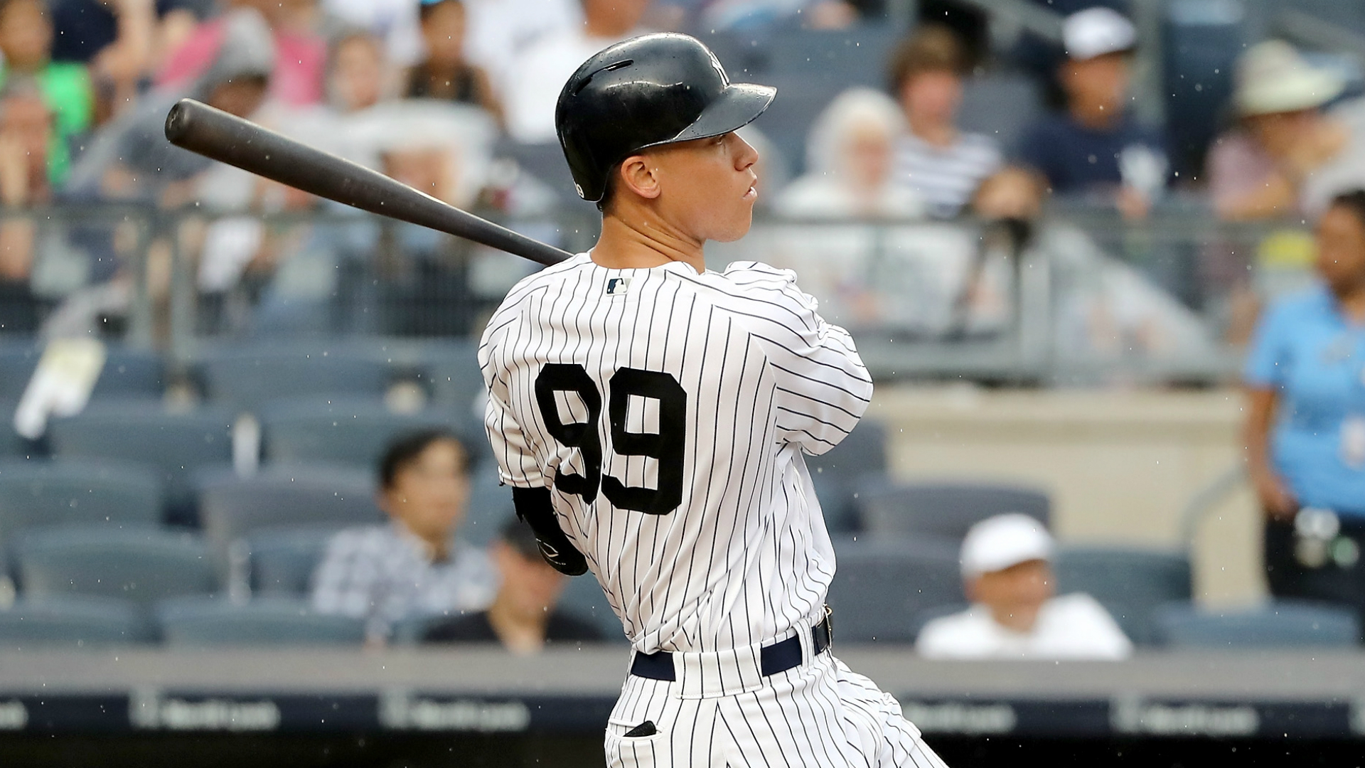 aaron judge uniform yankees aaron judge launches homer into third deck of aaron judge uniform yankees aaron judge launches homer into third deck of