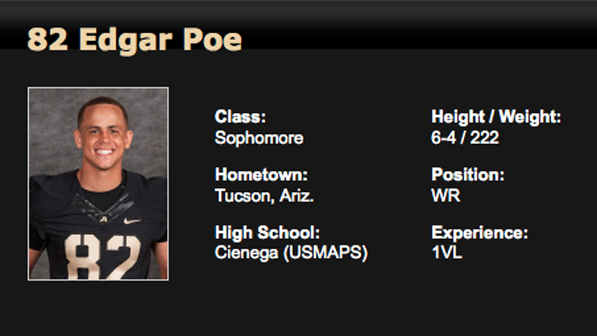 Edgar Allan Poe makes return to West Point NCAA Football Sporting News