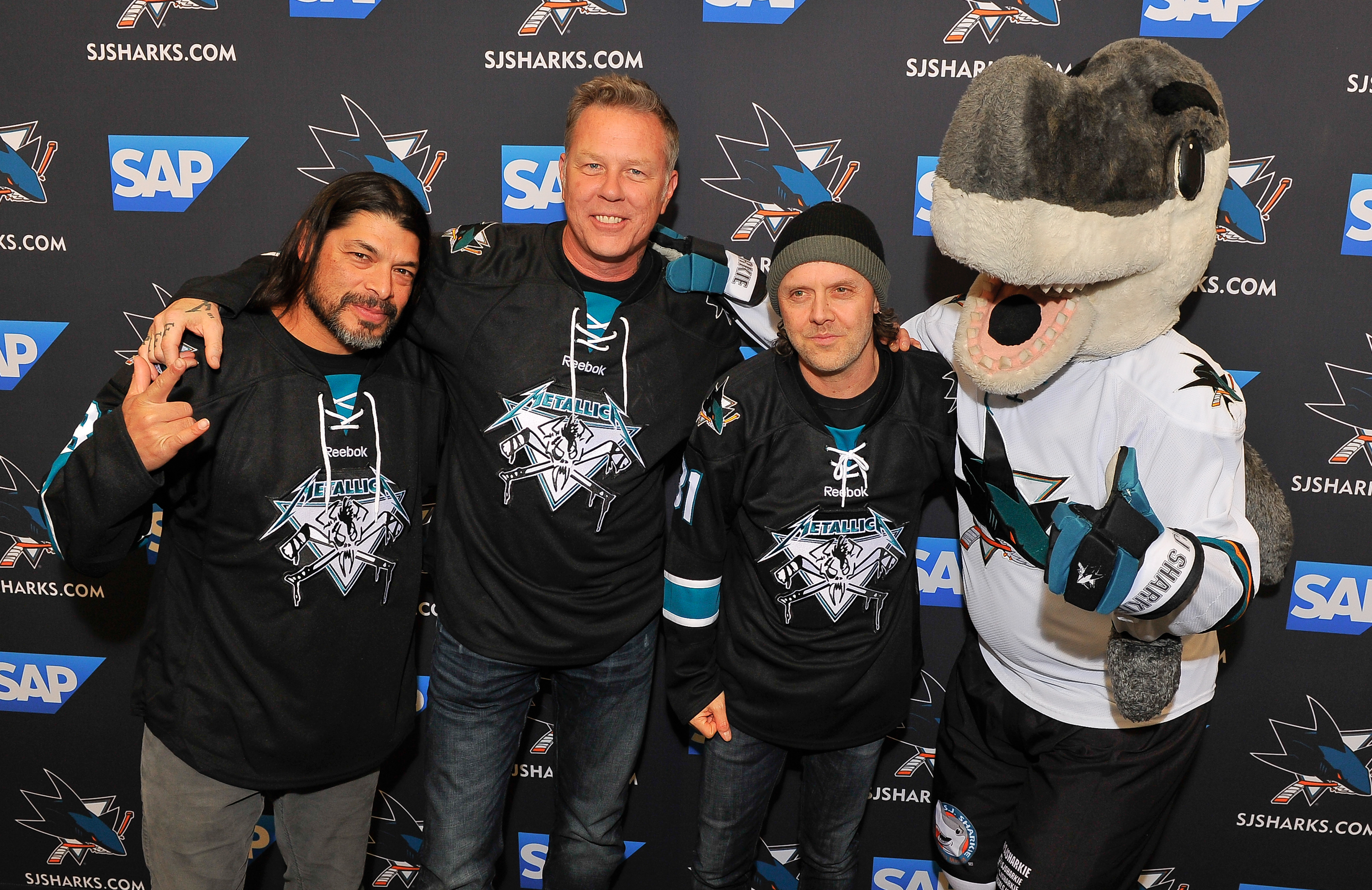San Jose Sharks Metallica jerseys are up for auction - Sports