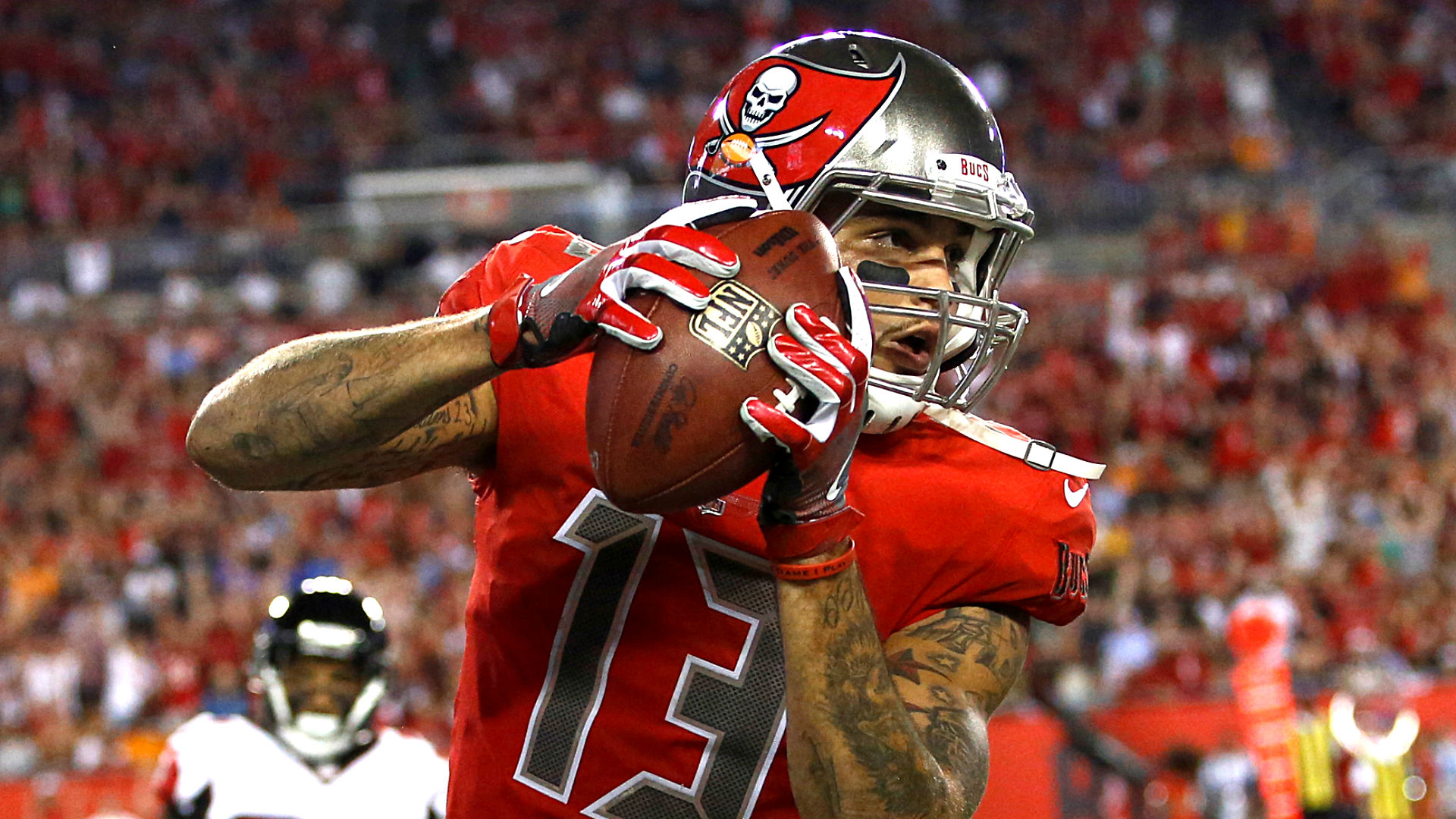 Risultati immagini per mike evans catch