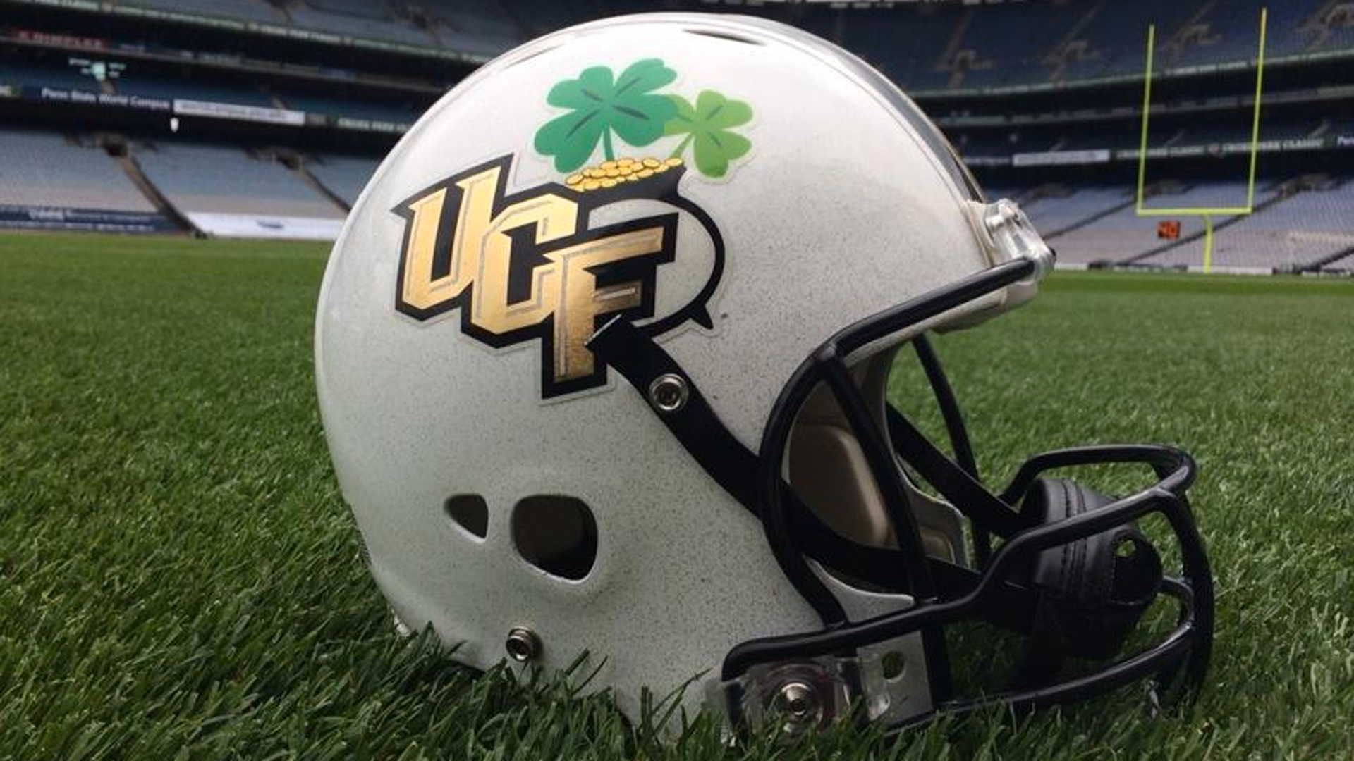 UCF unveils special helmet for Penn State game in Ireland NCAA
