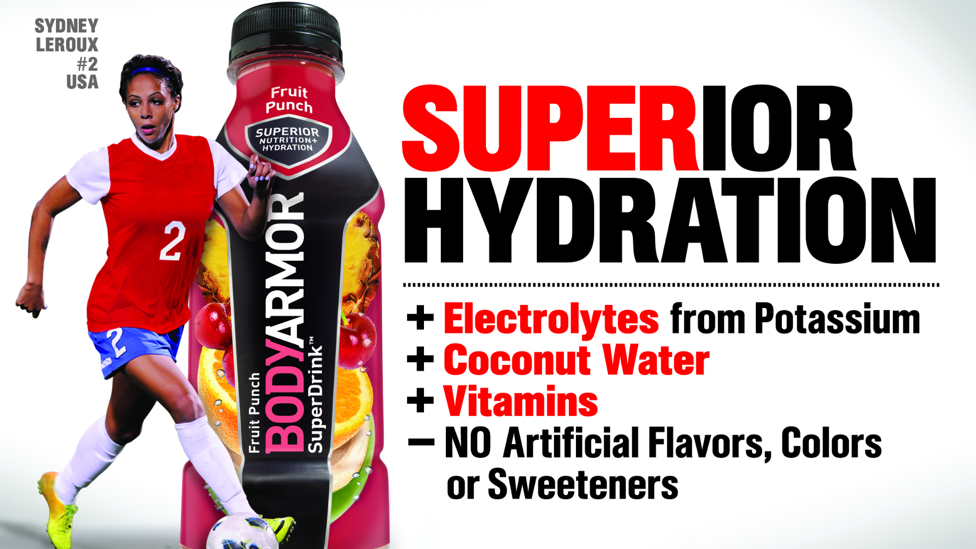 BODYARMOR's buzz continues in 2014 with first female endorser Sydney