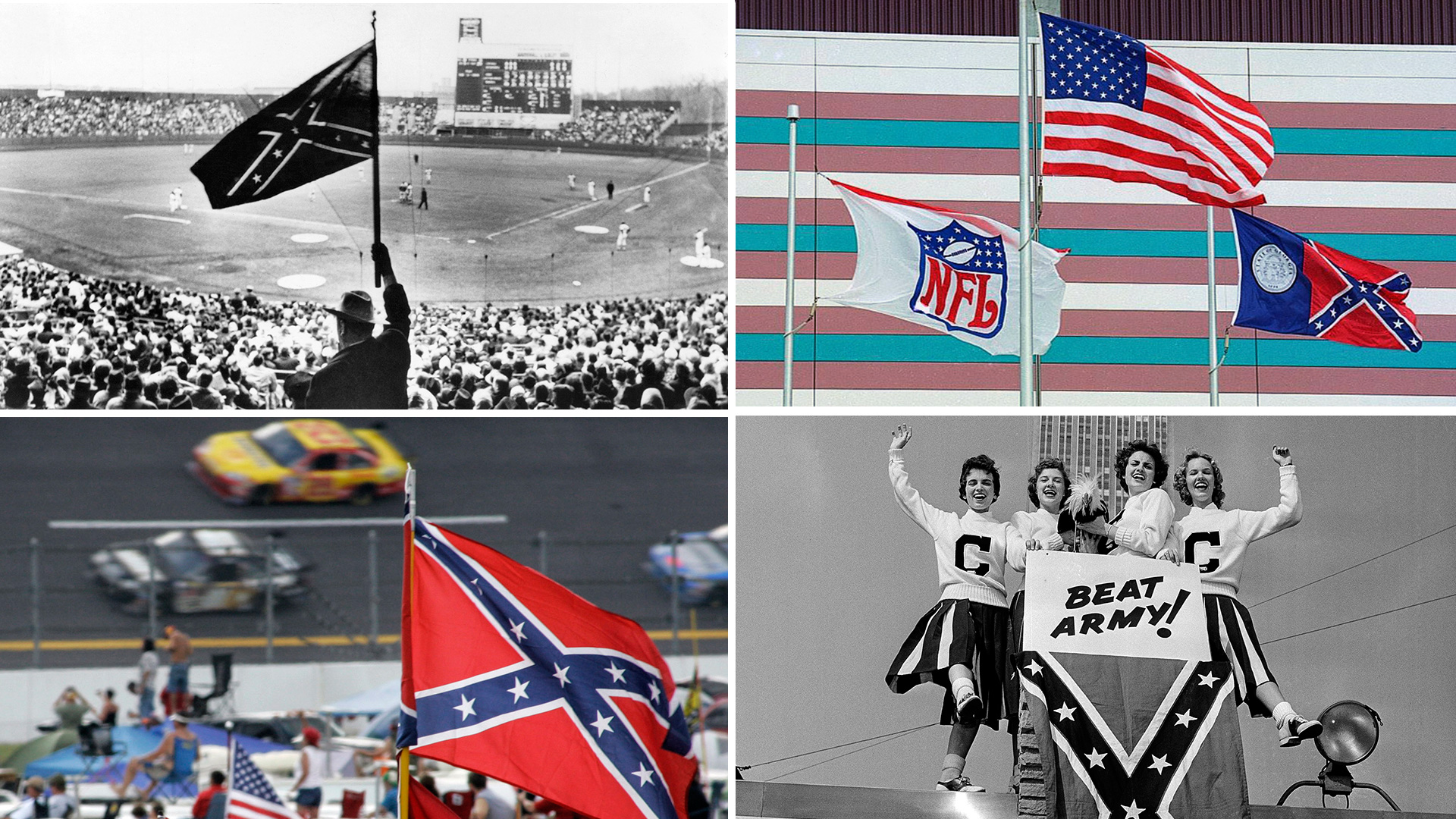 controversial history of the confederate flag in sports sporting news