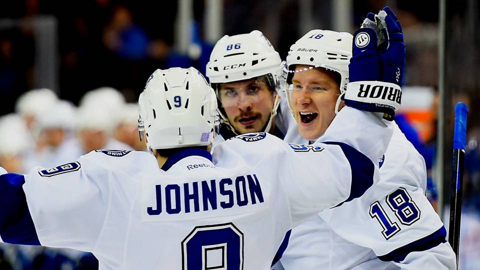 Meet the Triplets Lightning's Tyler Johnson, Ondrej Palat, Nikita Kucherov NHL Sporting News