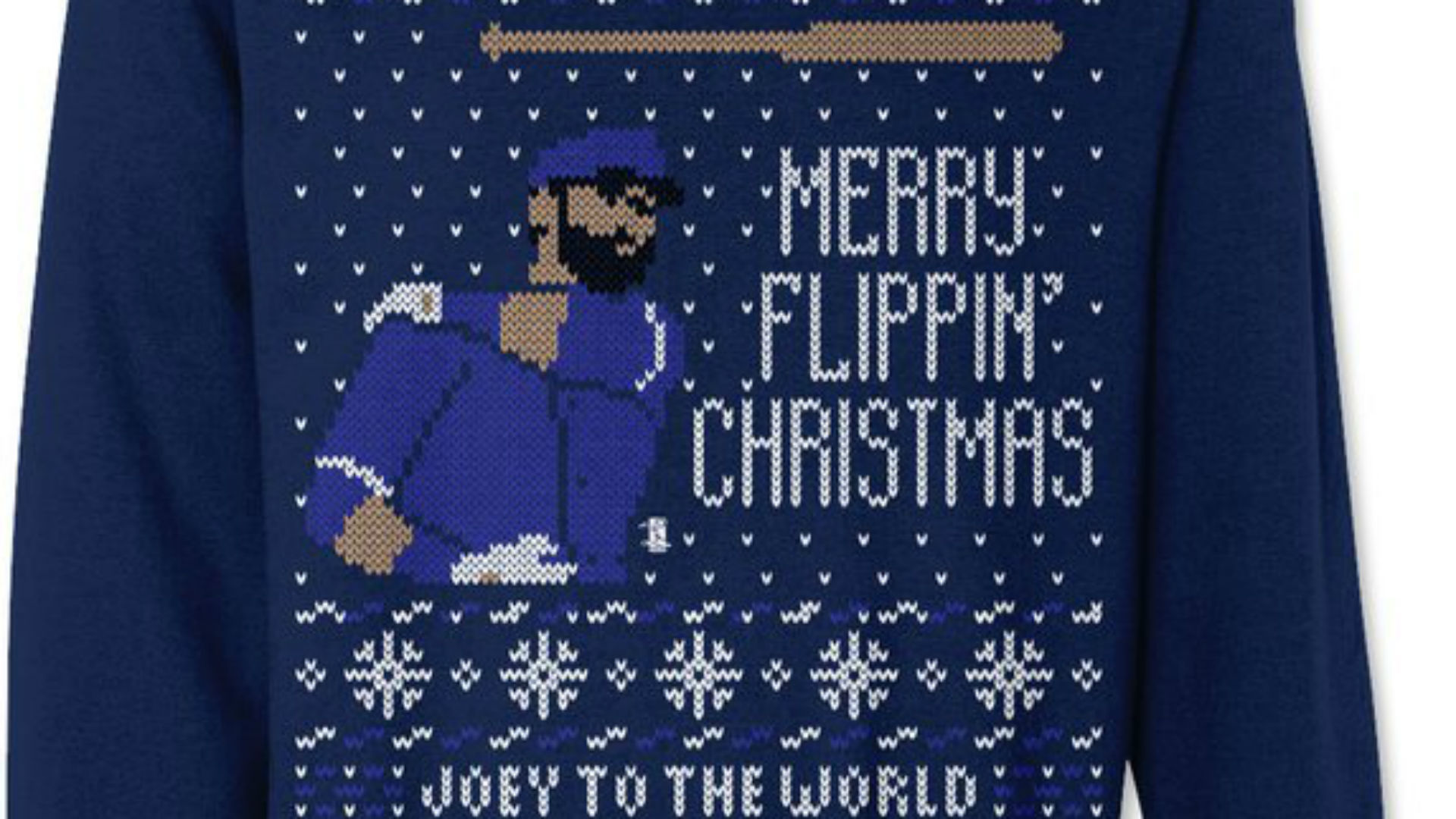 jose bautistas bat flip immortalized on ugly christmas sweater mlb sporting news - Christmas Sweater Wallpaper jose bautistas bat flip immortalized on ugly christmas sweater mlb sporting news - Christmas Sweater Wallpaper
