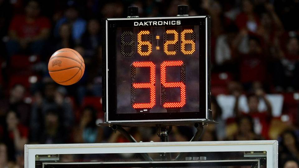 College basketball moving to 30second clock in effort to increase