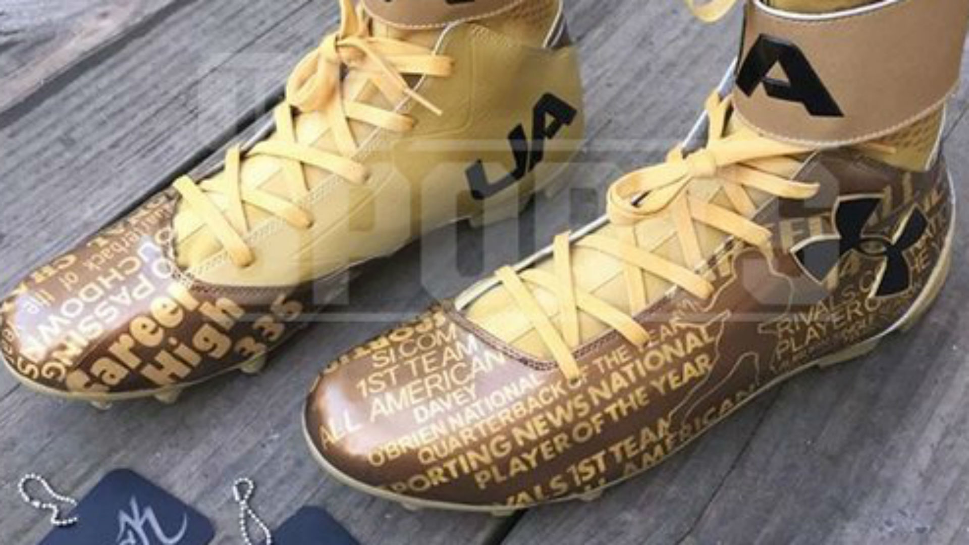 black and gold cam newton cleats