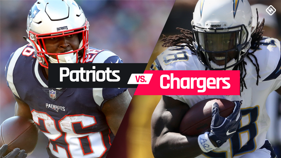 patriots vs chargers time
