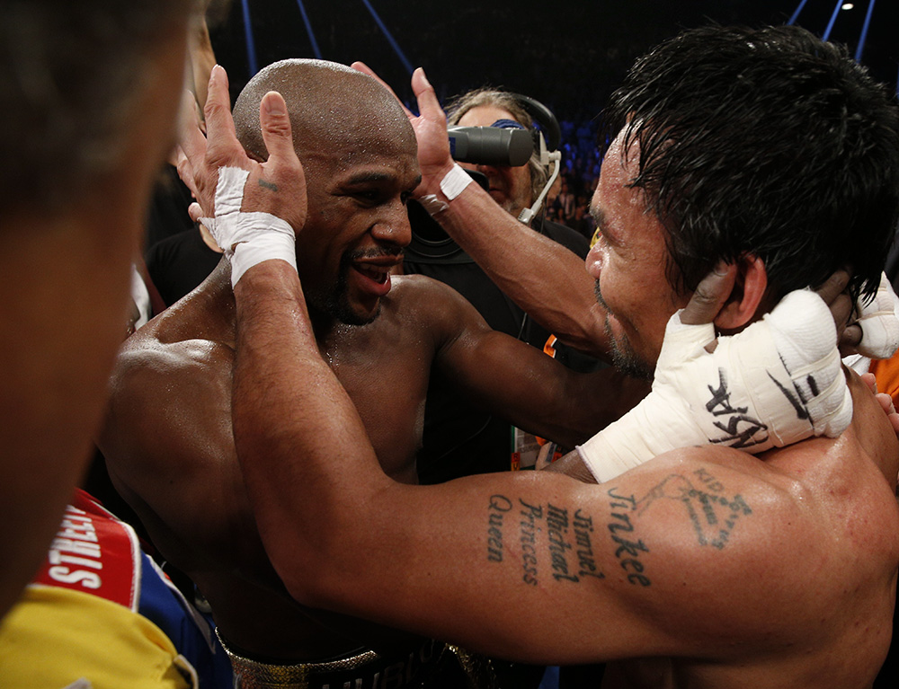 Floyd vs manny dates