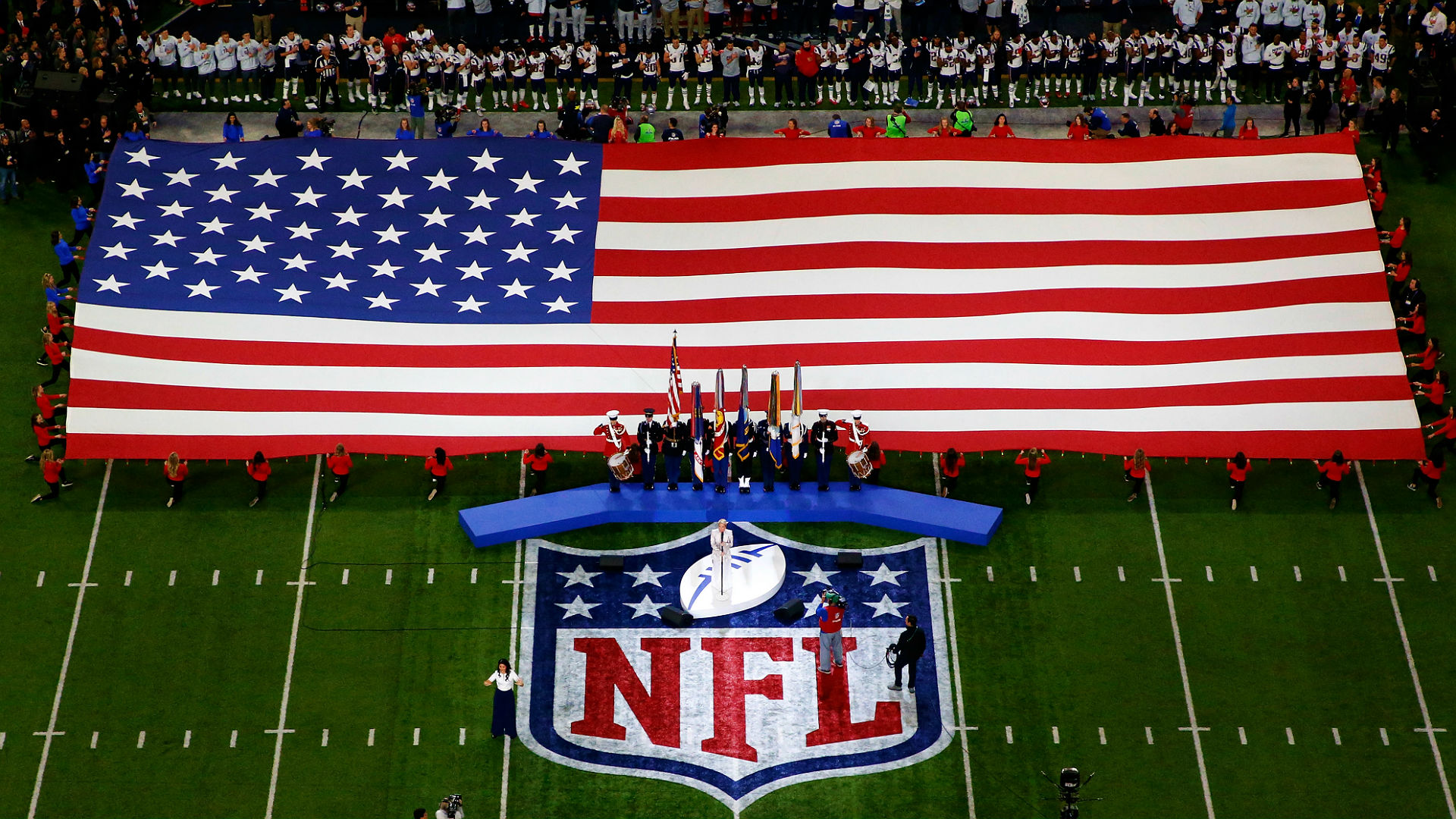 NFL Will Fine Teams if Players Don't Stand for National Anthem NFL Will Fine Teams if Players Don't Stand for National Anthem