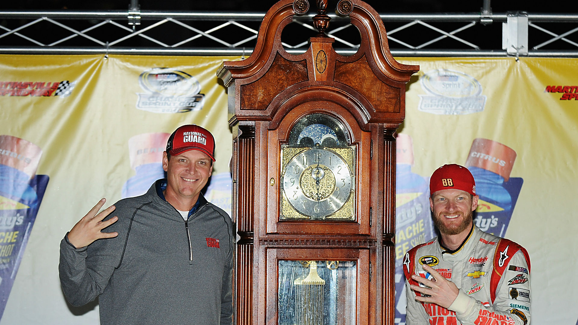 Earnhardt Jr. enjoying grandfather clock from Martinsville win NASCAR