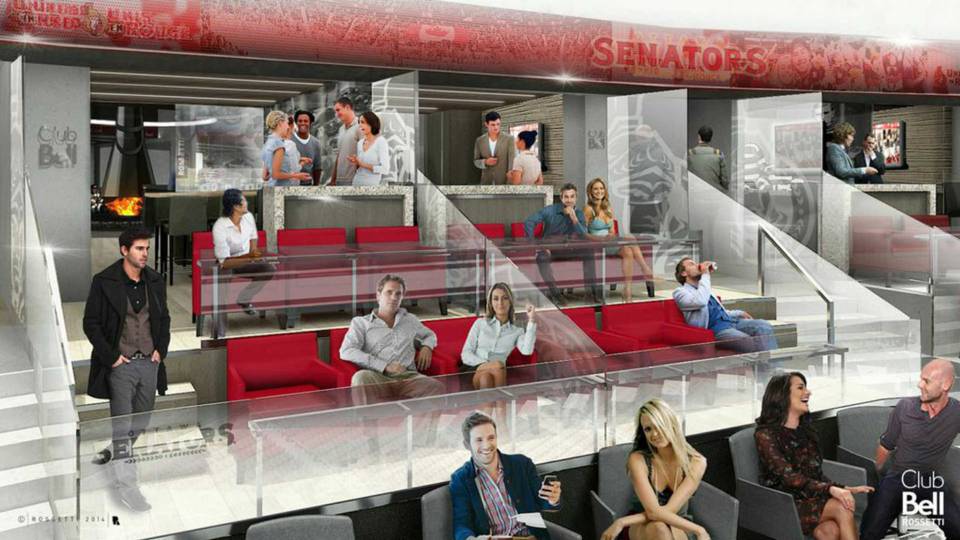 Major seating renovations coming to Canadian Tire Centre NHL