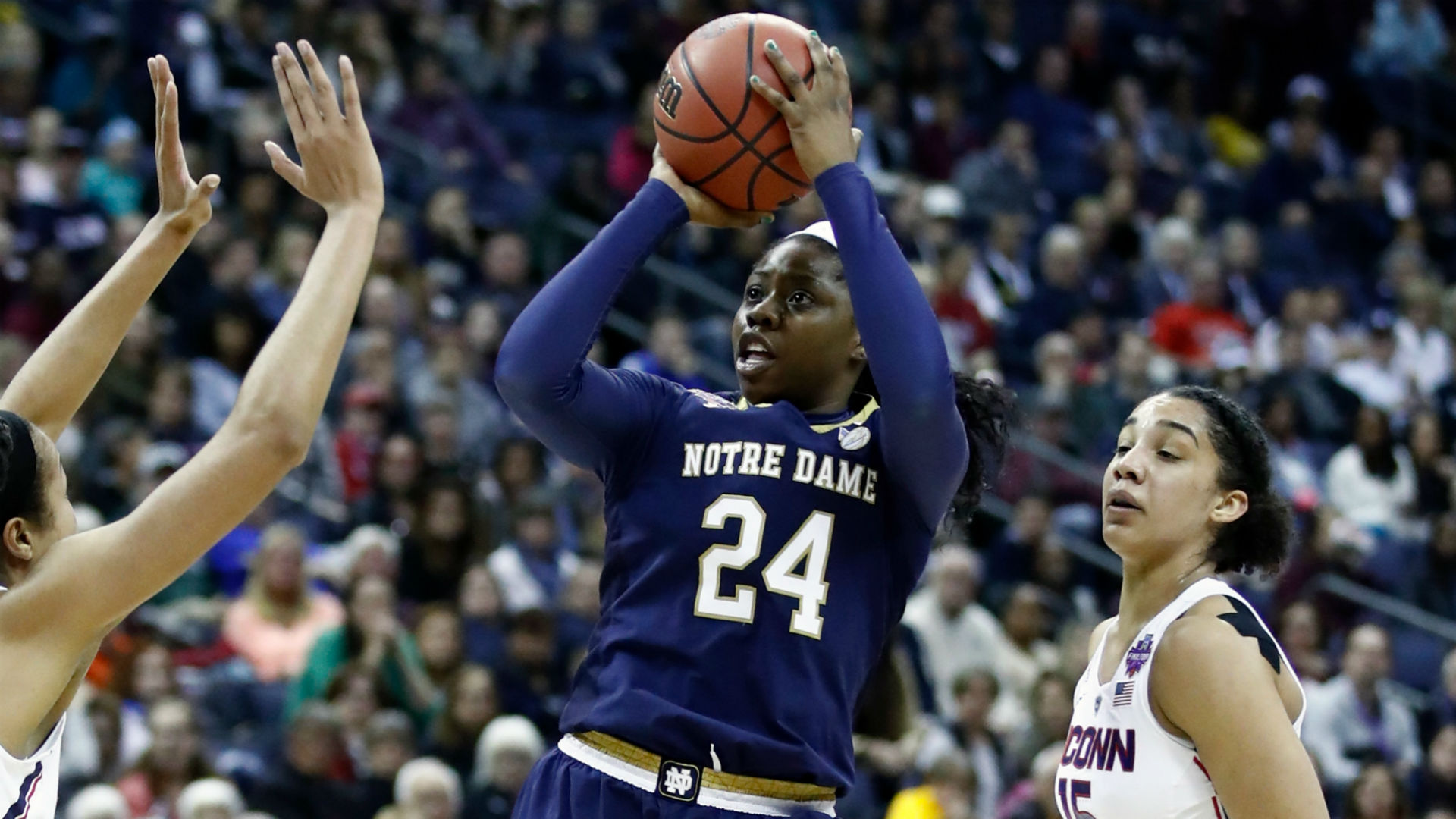 Women's Final Four: Notre Dame ends UConn's perfect season in overtime thriller
