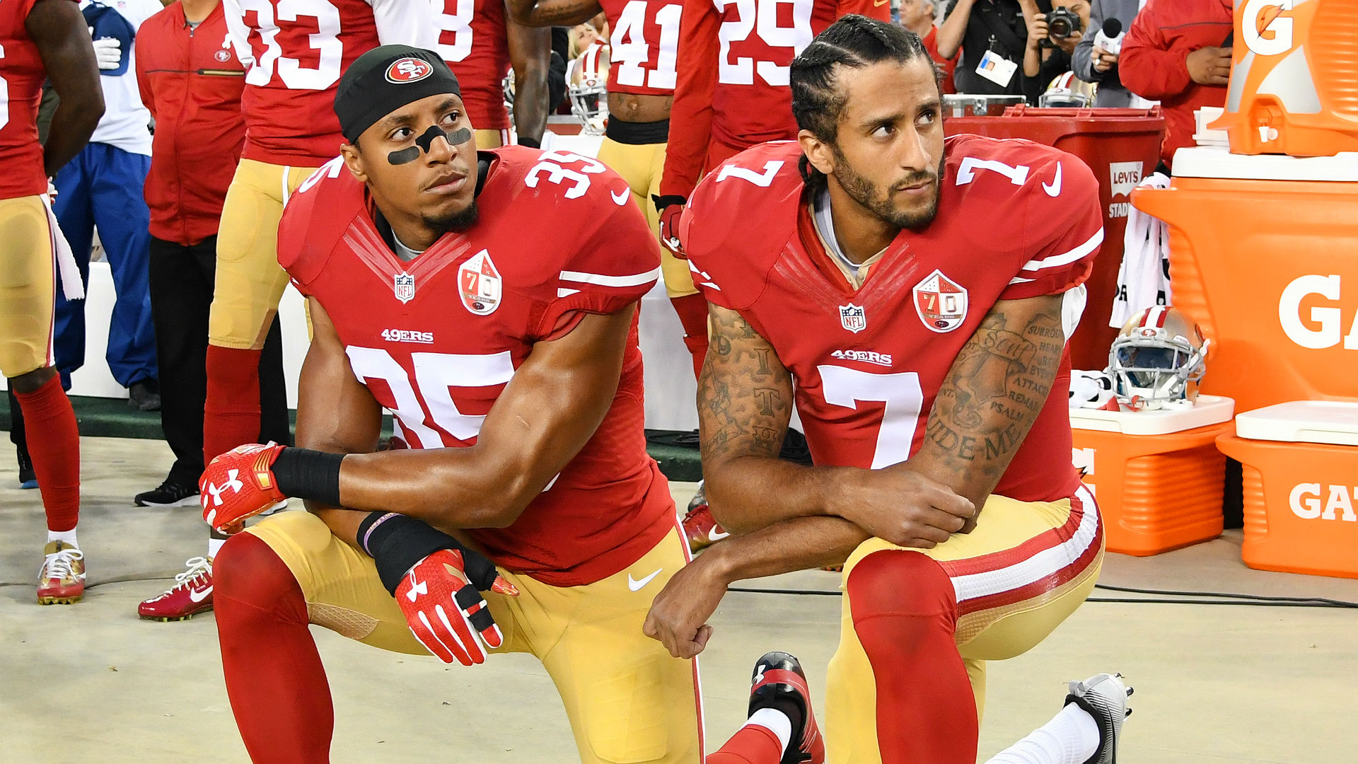 Colin Kaepernick doll seen hanging by neck from truck