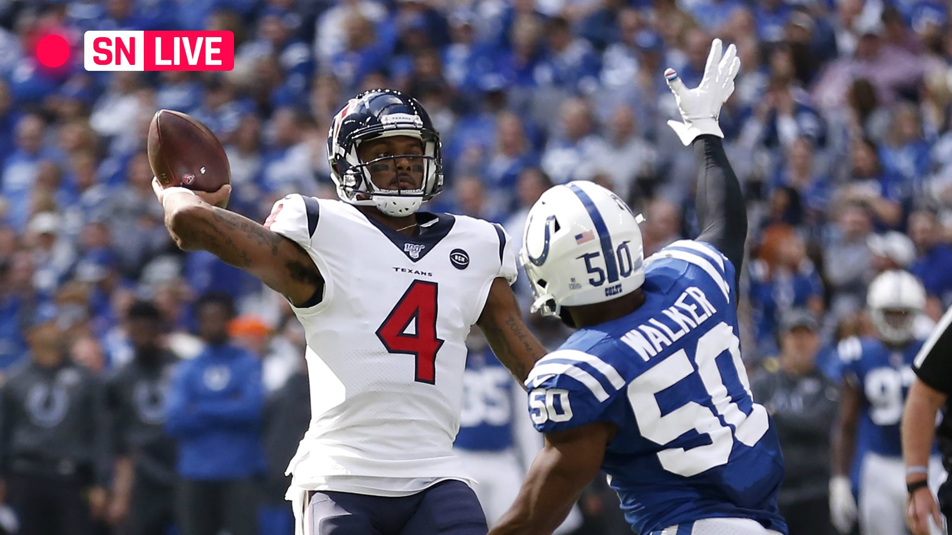 Colts vs. Texans: Live score, updates, highlights from 'Thursday Night Football'