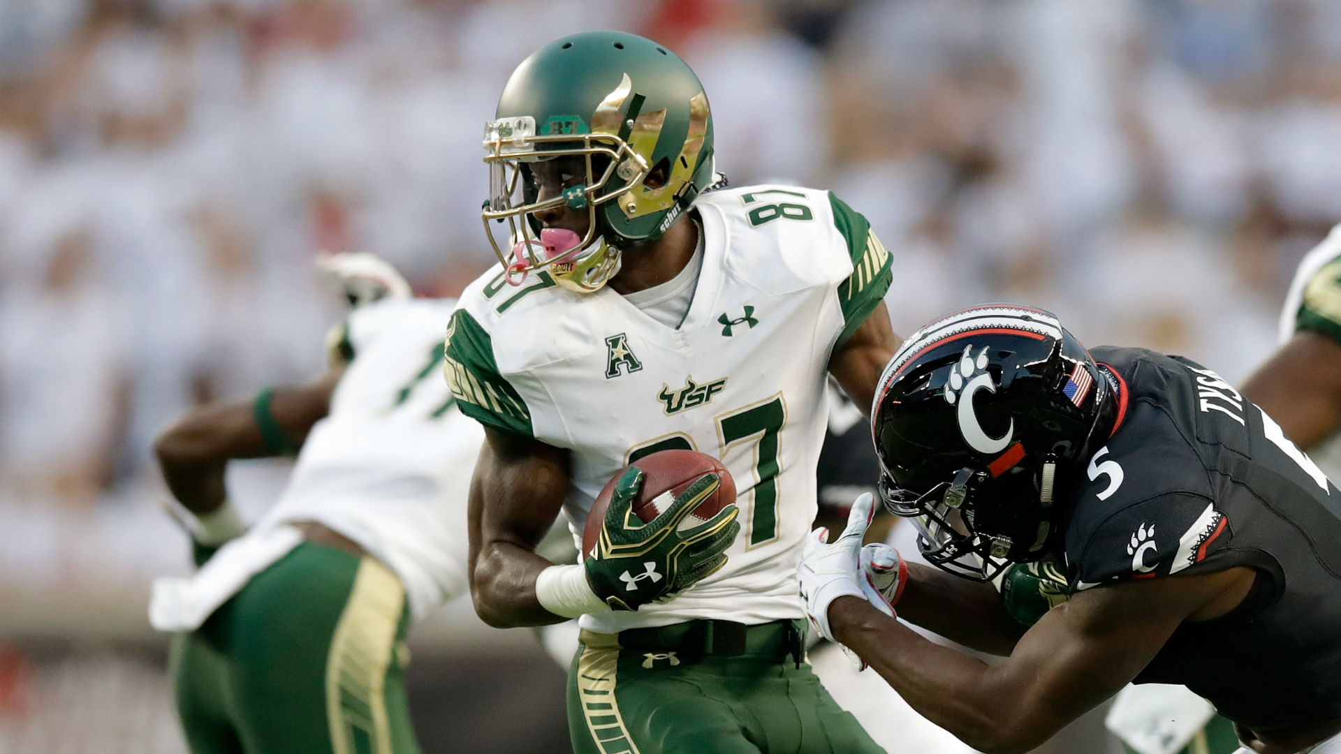 USF's Rodney Adams will have the most heartwarming workout at the