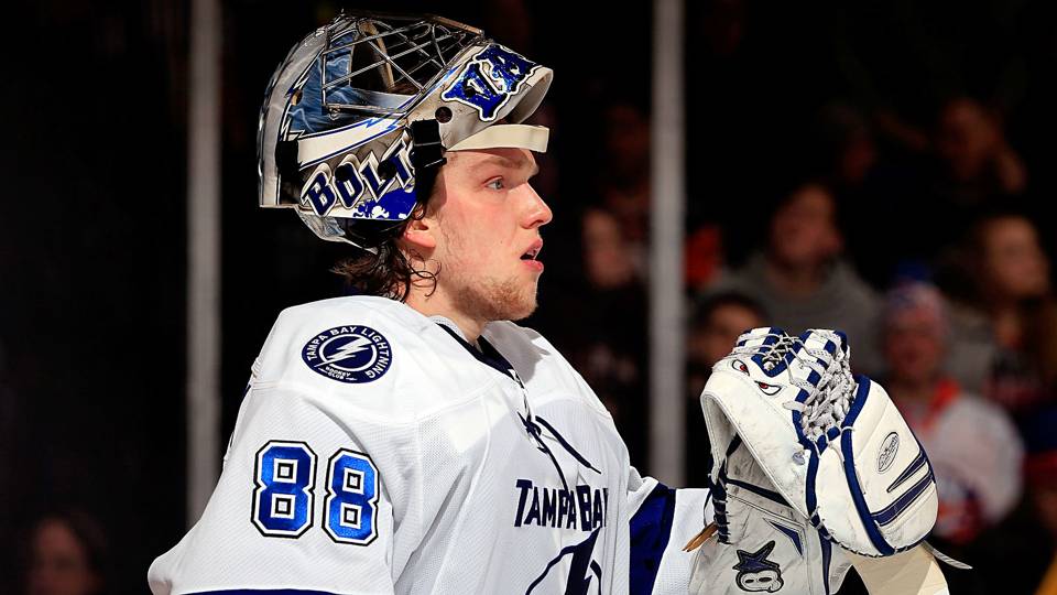 Lightning's Andrei Vasilevskiy makes incredible toe save | NHL ...