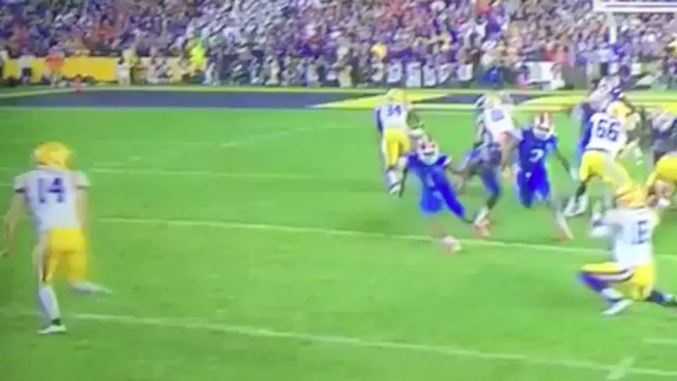 Les Miles goes full 'Mad Hatter,' LSU scores on fake field goal NCAA