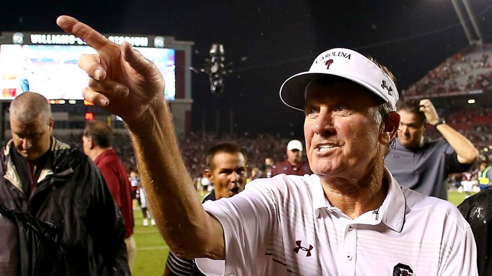steve spurrier roasts nick saban winning coach of the year award