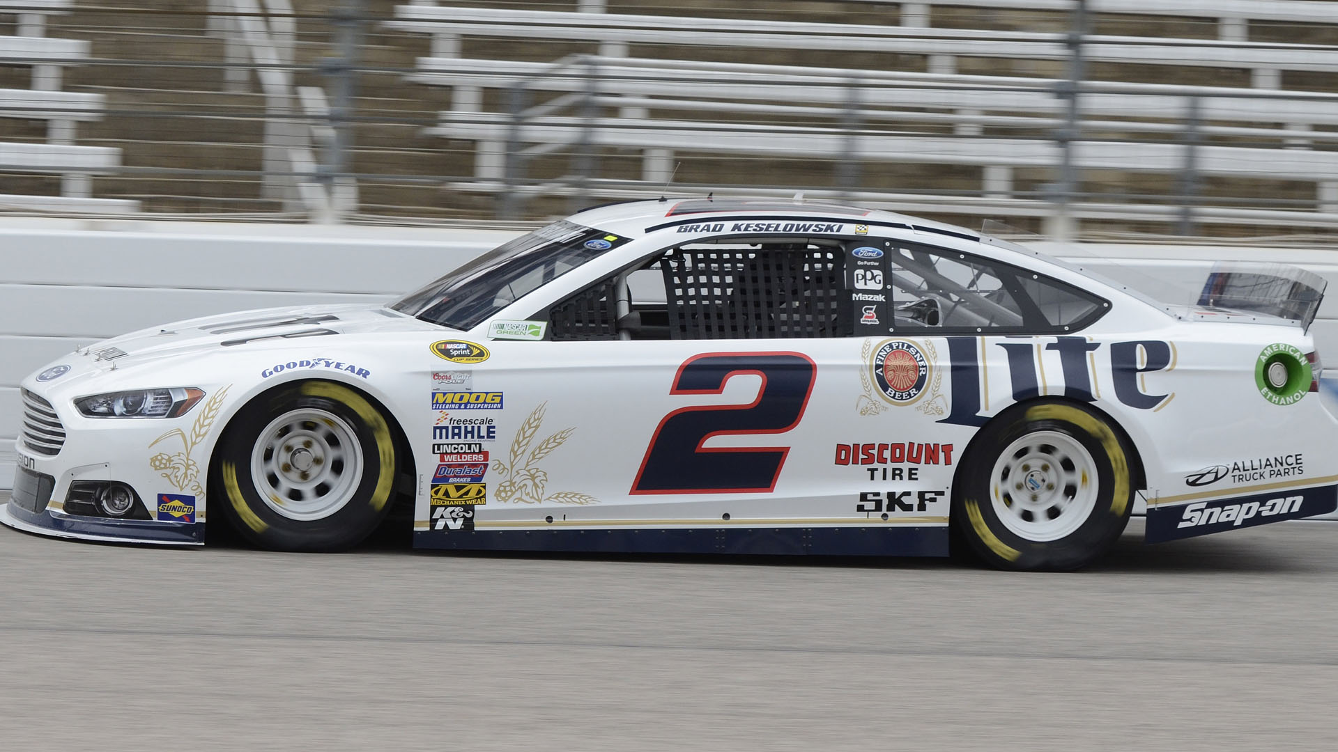 Brad Keselowski car damaged by jet dryer at Texas NASCAR Sporting News
