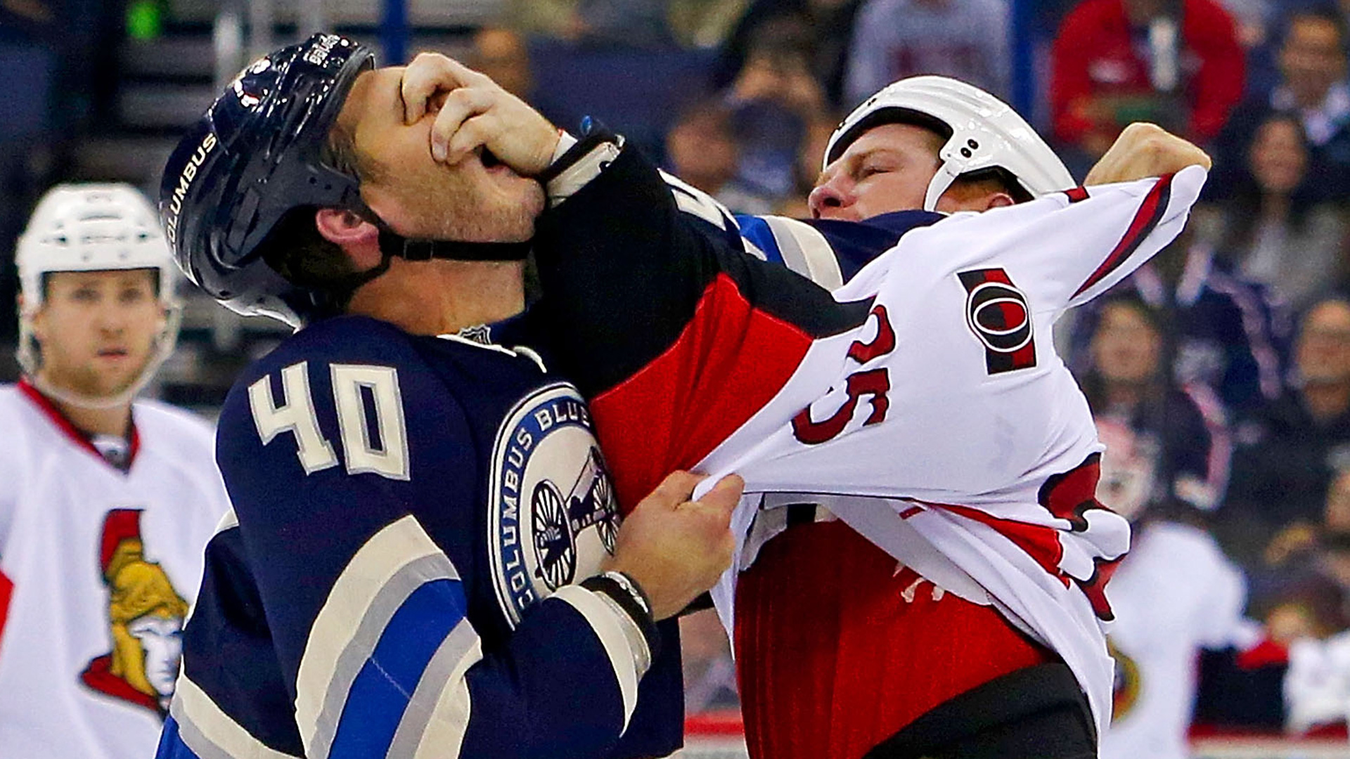Outrageous NHL fights from 2014 | Sporting News