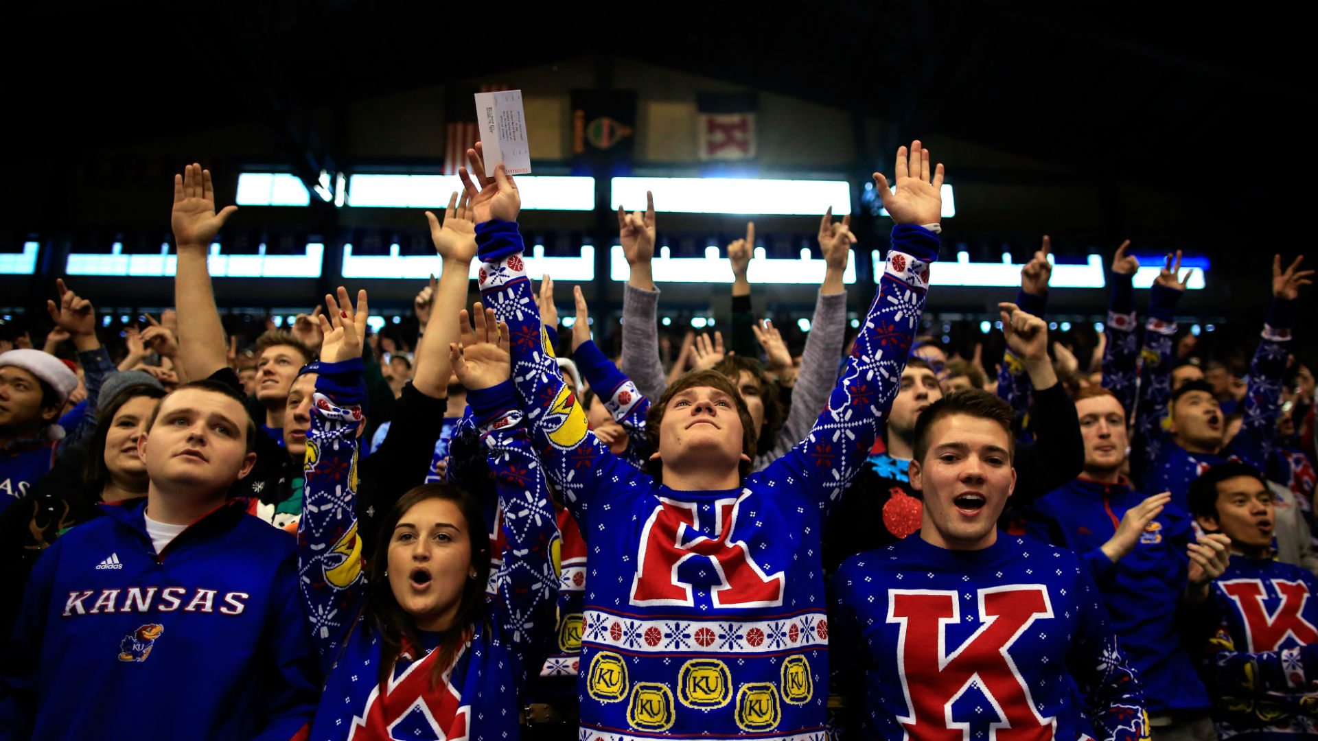 Kansas Fans Stick Around To Show Love For Oklahoma's Buddy Hield | NCAA ...