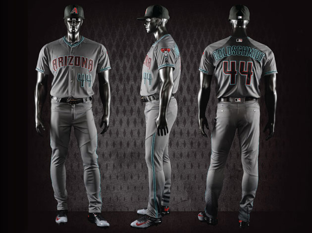 dark gray baseball uniforms