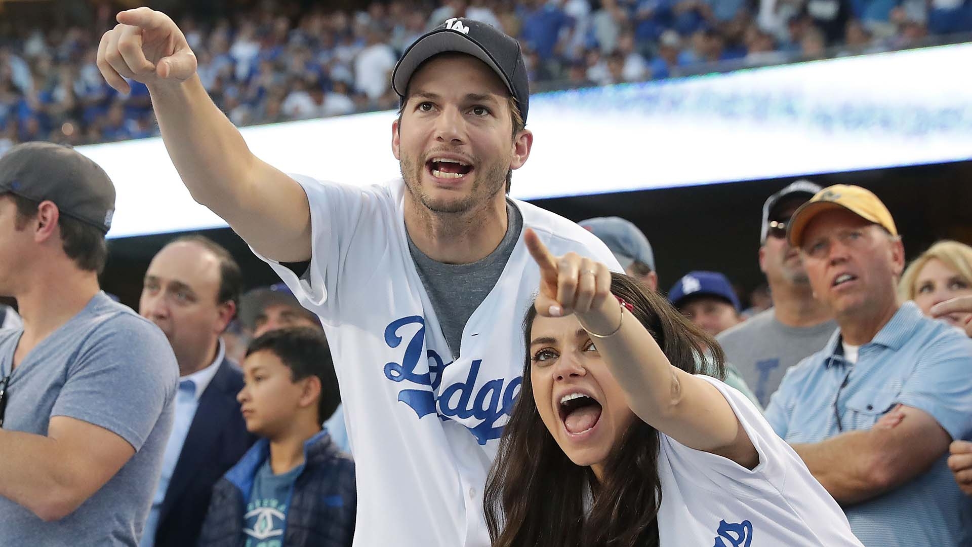 Celebrities at Los Angeles Dodgers games Sporting News