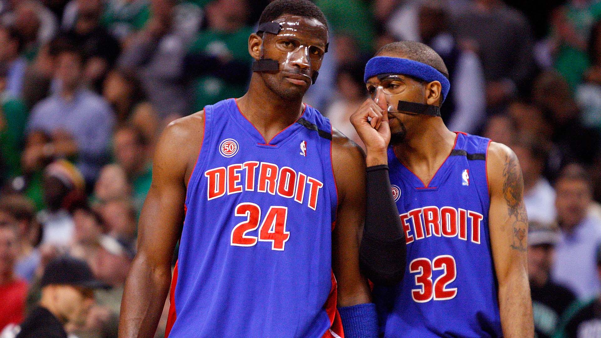 Masked men NBA players in protective gear Sporting News