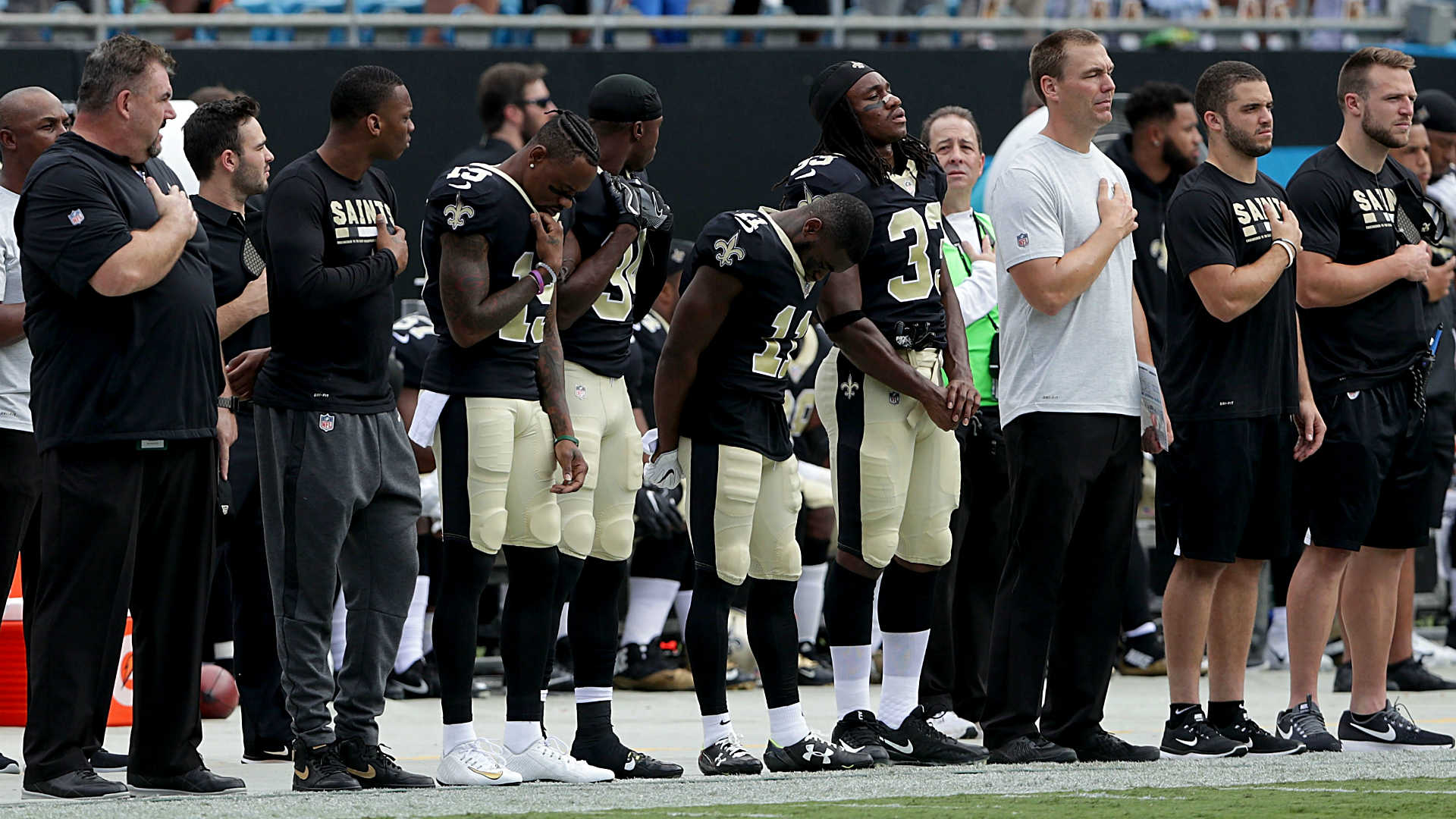 Sean Payton, Saints don't see anthem 'sitters' as sinners — just big winners