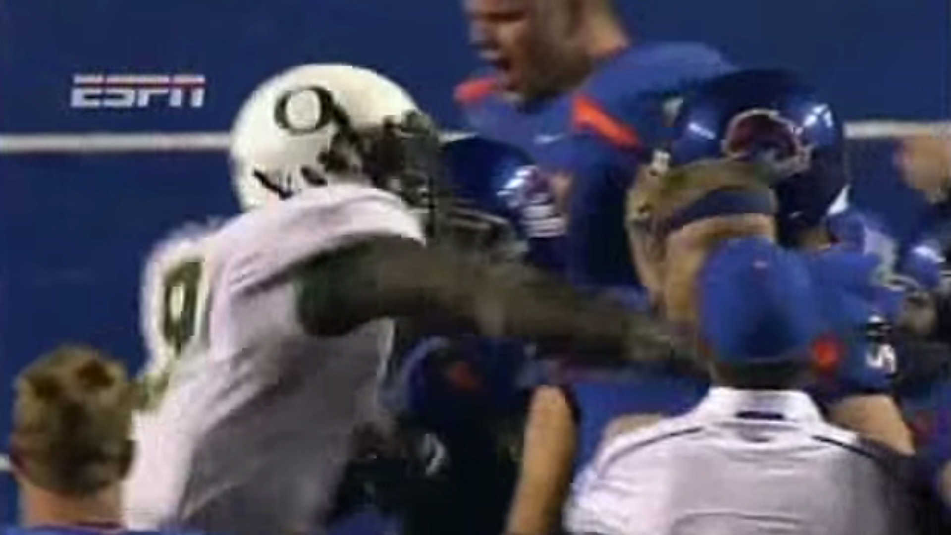 College football's most infamous punches from Woody Hayes to LeGarrette