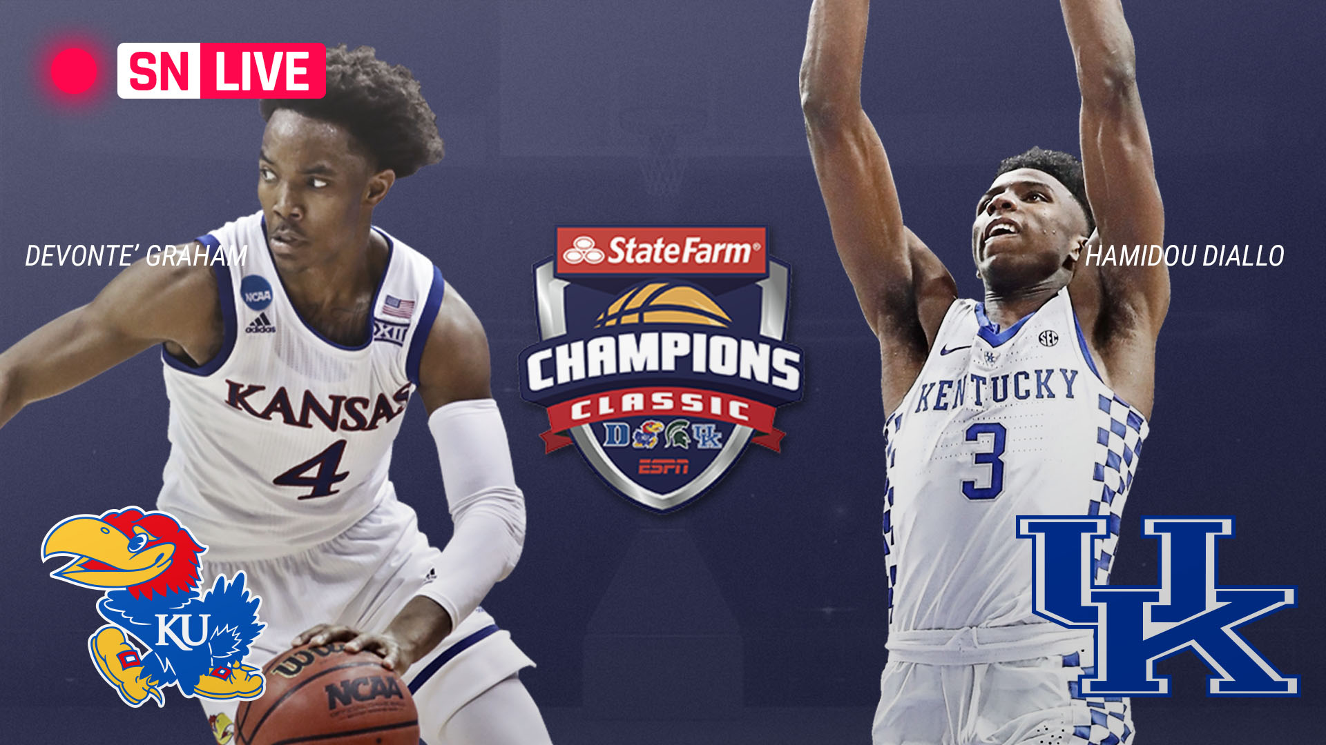 Kentucky vs. Kansas: Score, live updates, results from 2017 Champions Classic