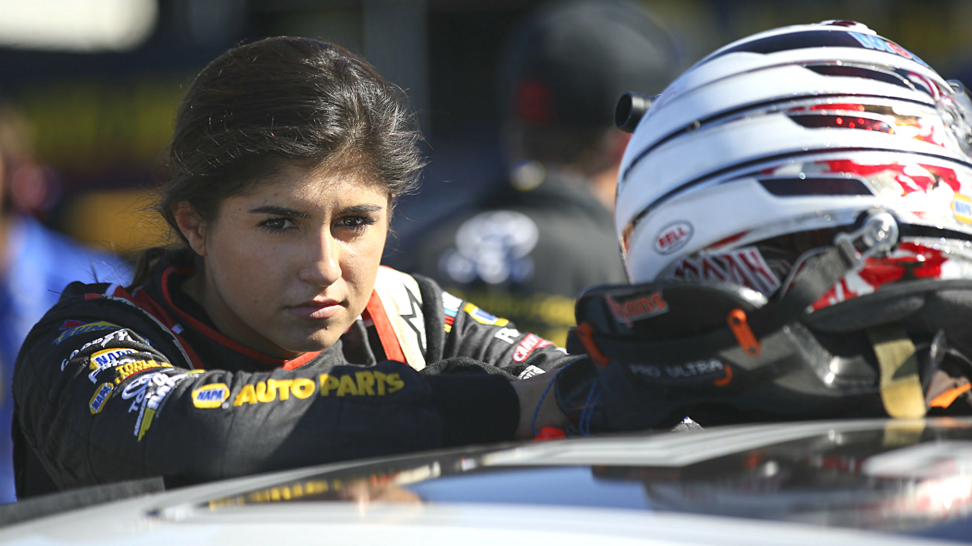 Hailie Deegan wins K&N West race after spinning teammate in overtime