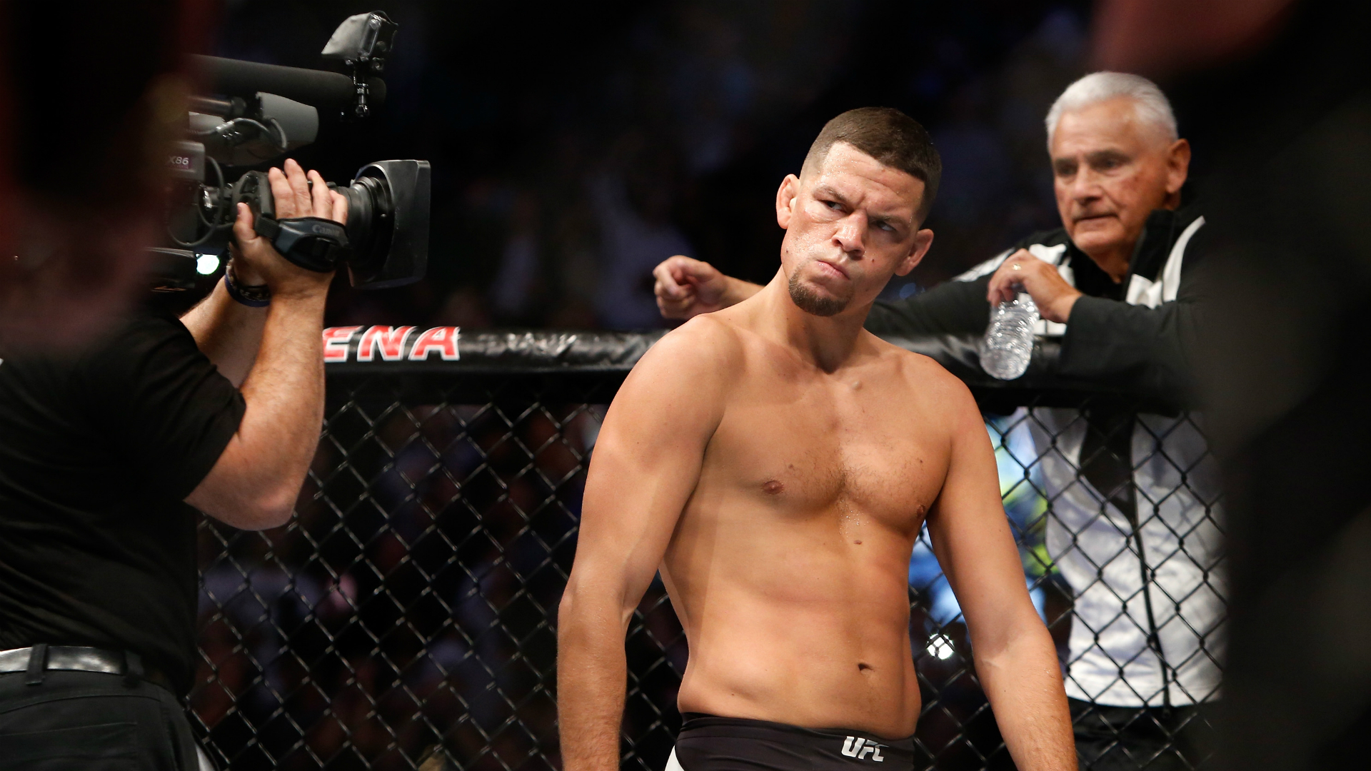 Nate Diaz calls out The Rock, says 'he can get his ass whipped too'
